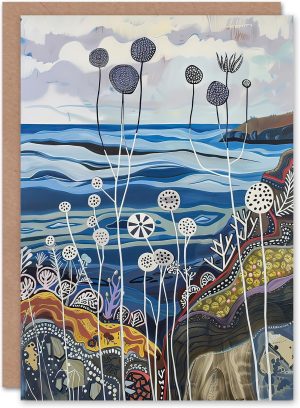 img-bb3fb1dd57f36c2935f0 Coastal art greeting cards, 10-pack.