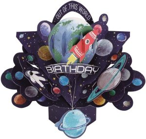 3D pop-up birthday cards, 6-pack